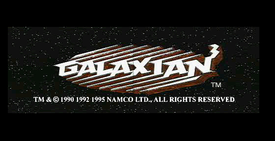 Galaxian 3 Title Screen
